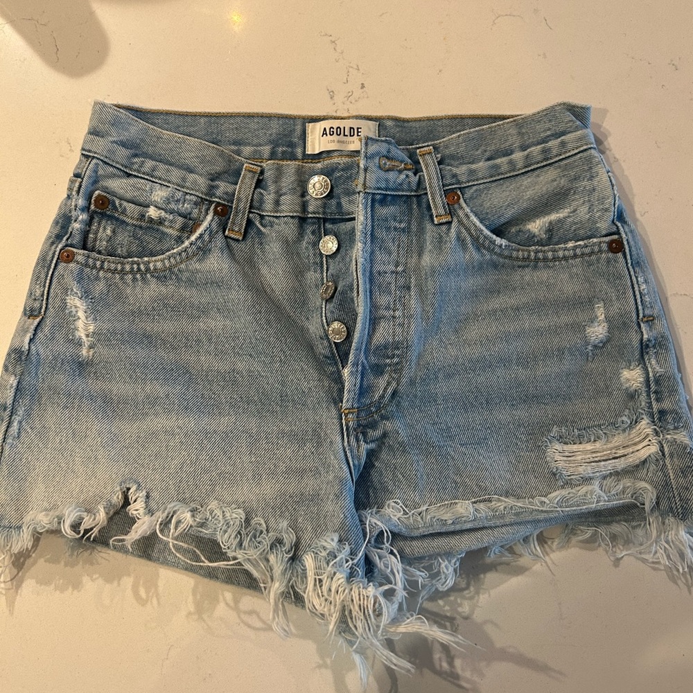 Agolde Parker Vintage Cut Off shorts size 24